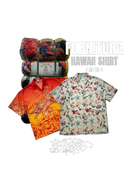 Fornitura camicie hawaiane second hand 50kg Grado A — Bullet Shop
