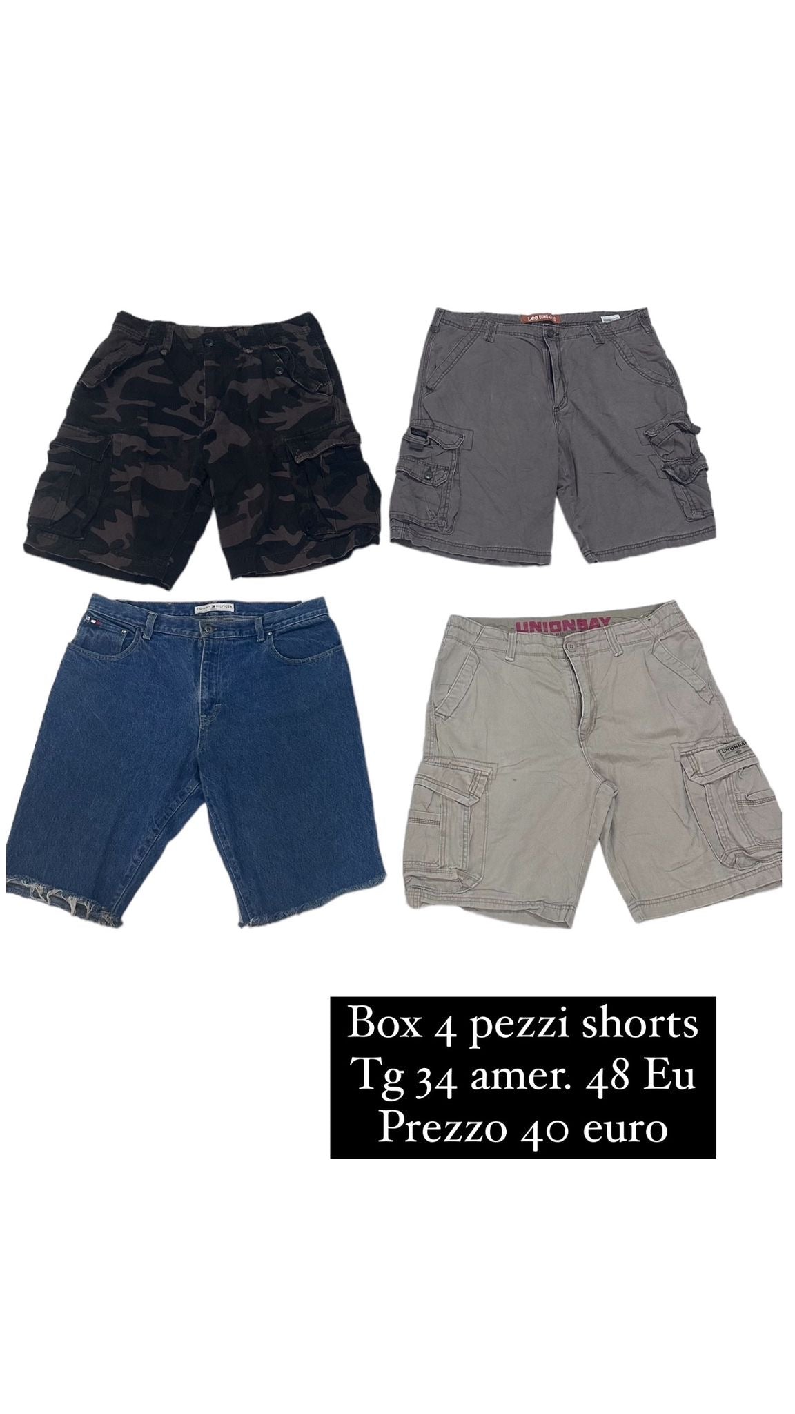 Box 4 pezzi Shorts