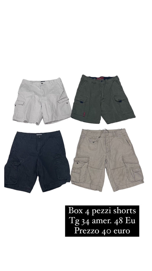 Box 4 pezzi Shorts