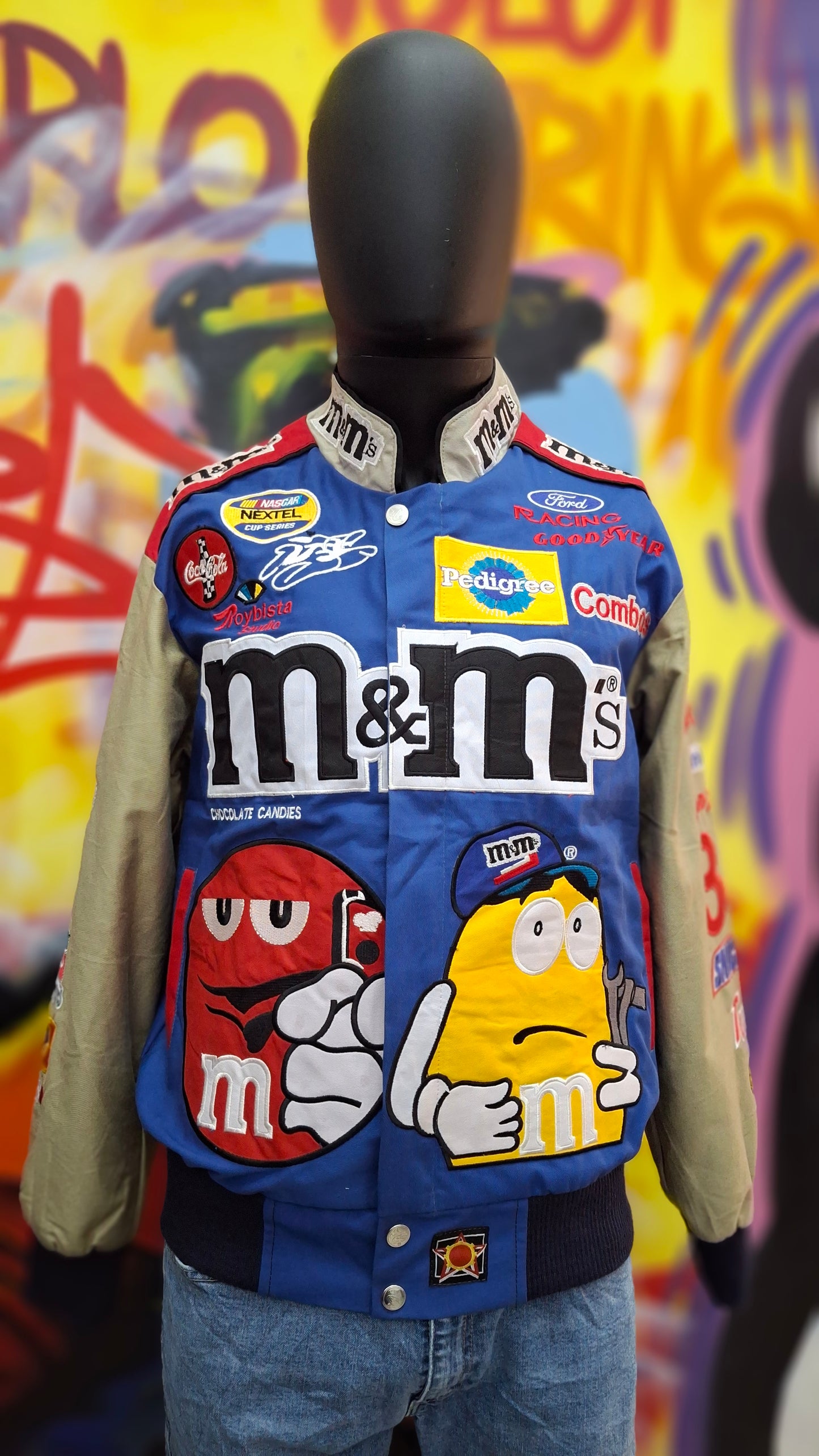 Nascar jacket M&M's