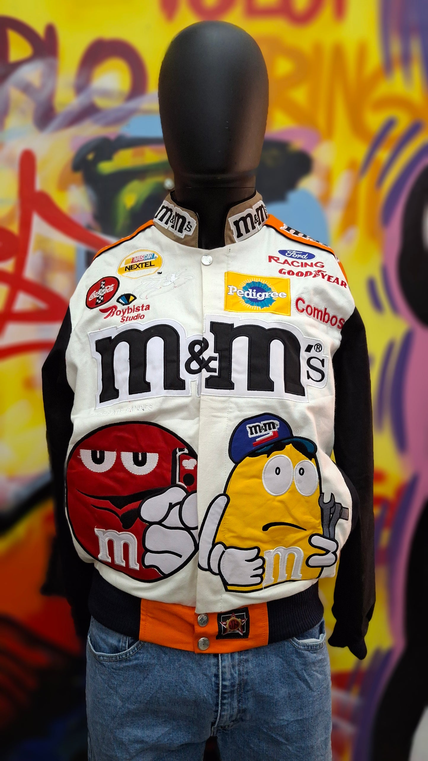 Nascar jacket M&M's