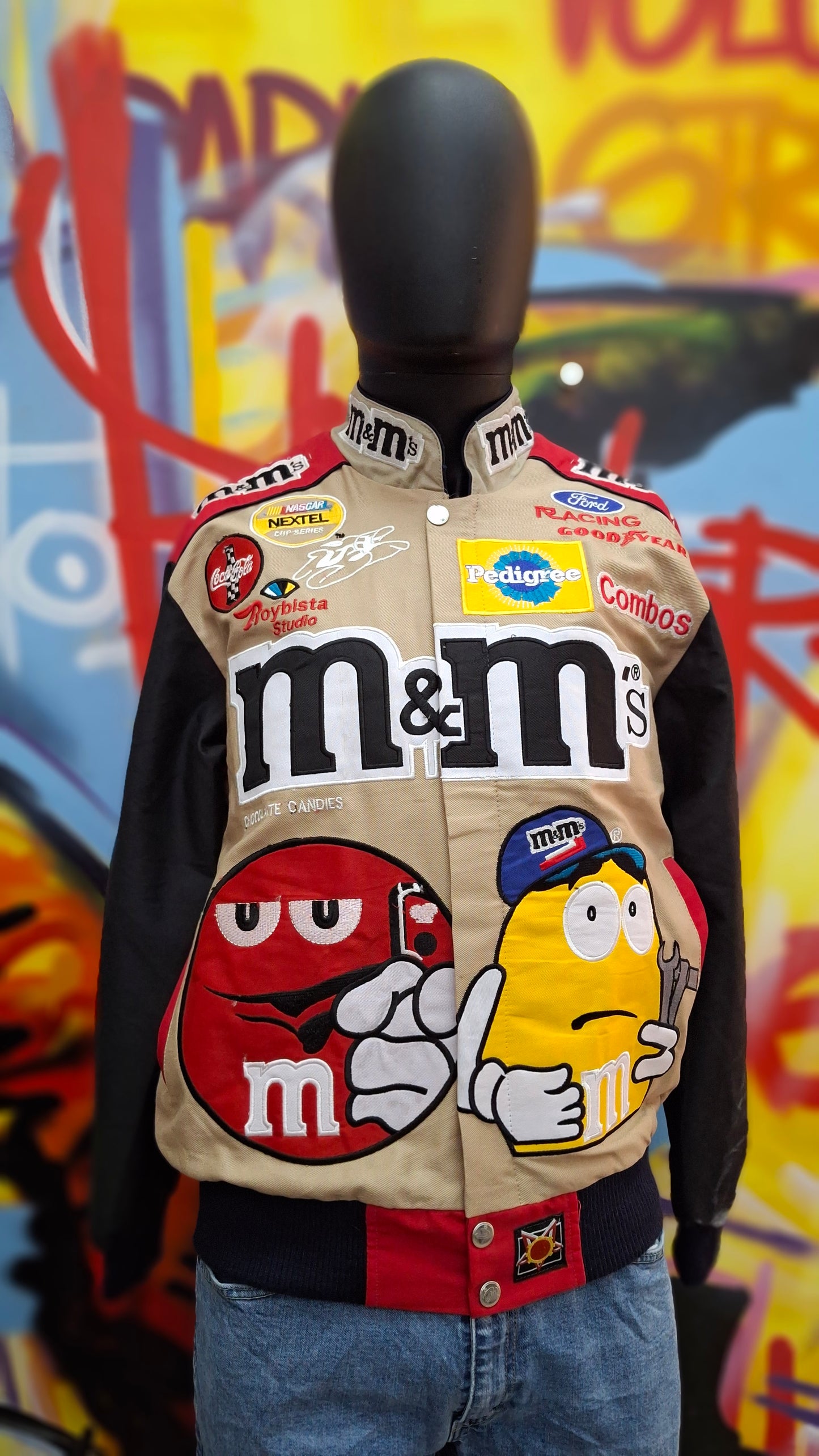 Nascar jacket M&M's