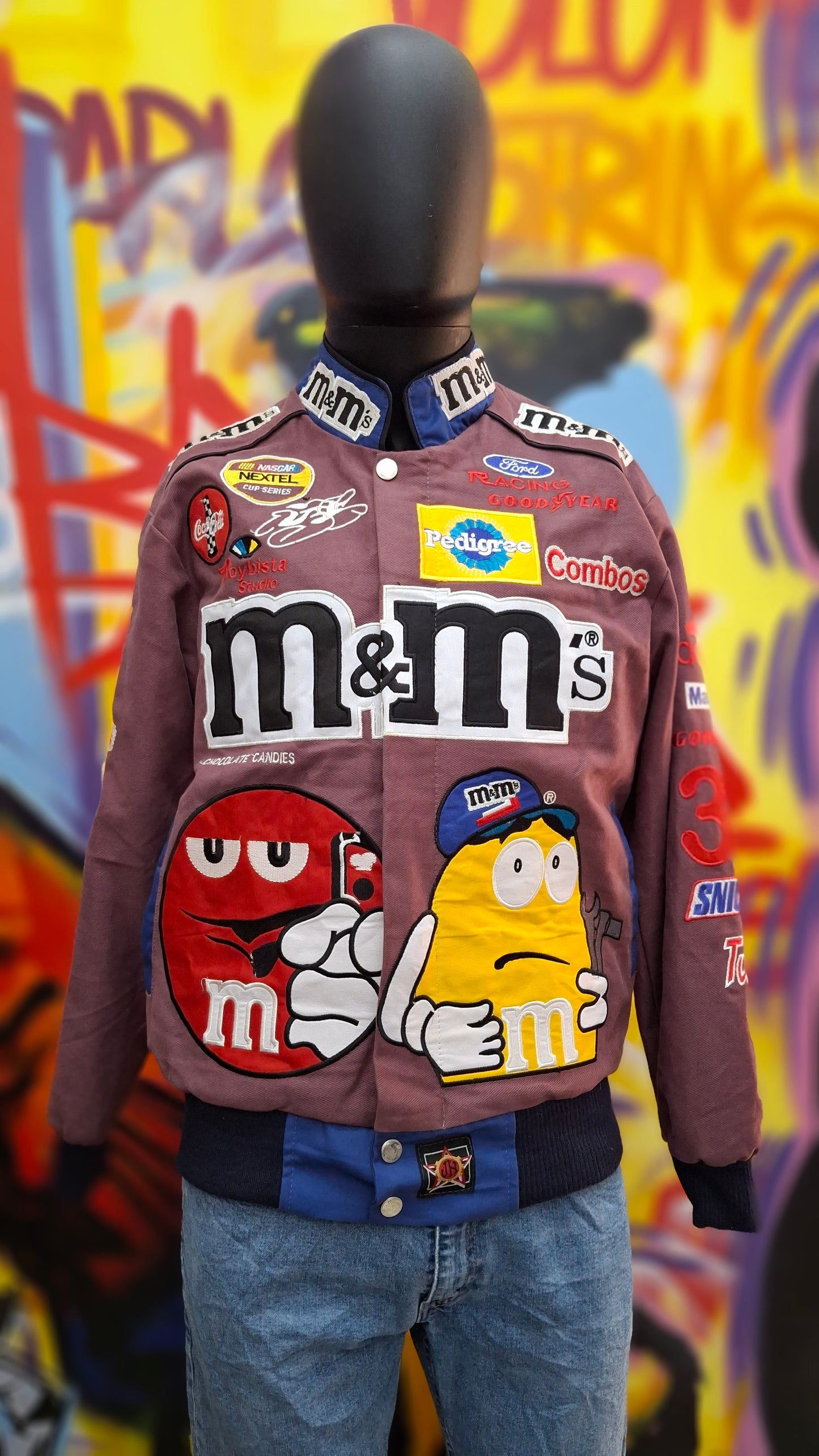 Nascar jacket M&M's