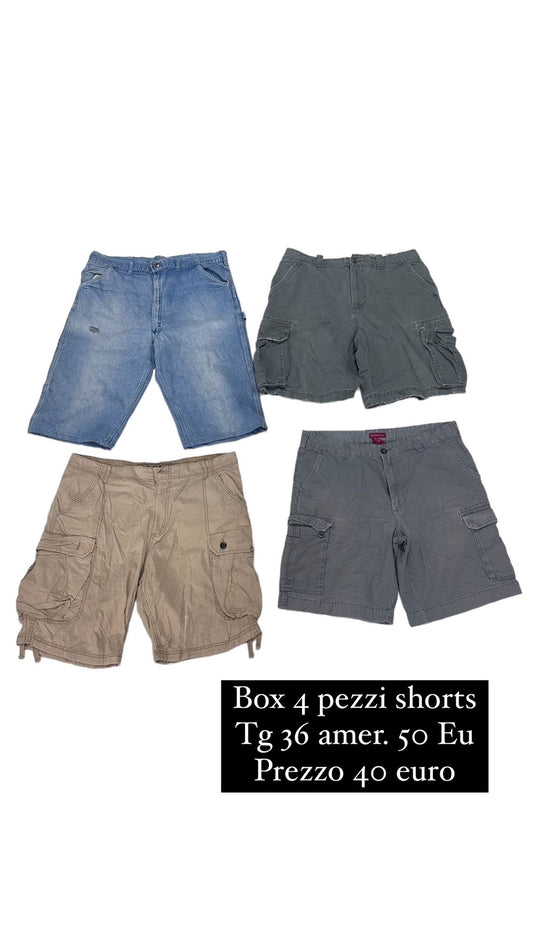 Box 4 pezzi Shorts