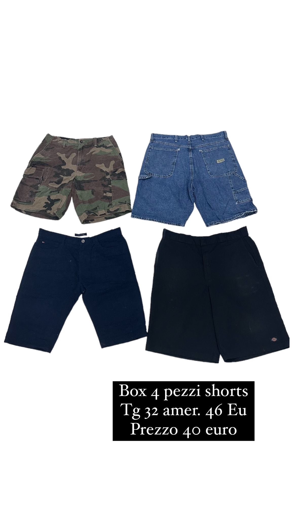 Box 4 pezzi Shorts