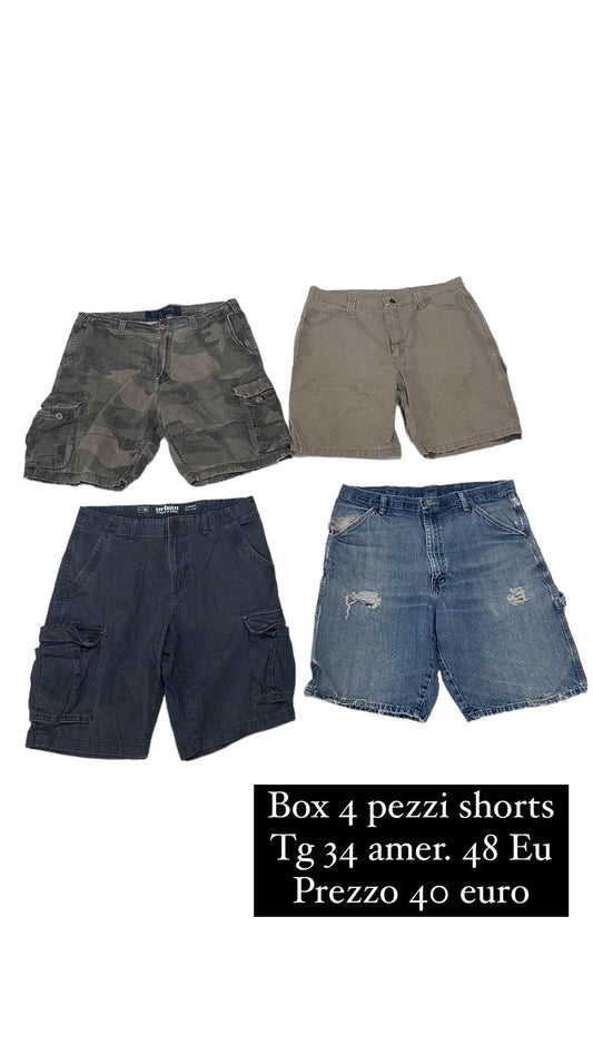 Box 4 pezzi Shorts