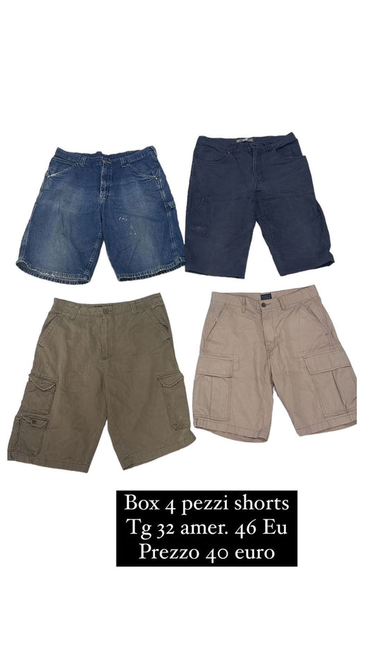 Box 4 pezzi Shorts