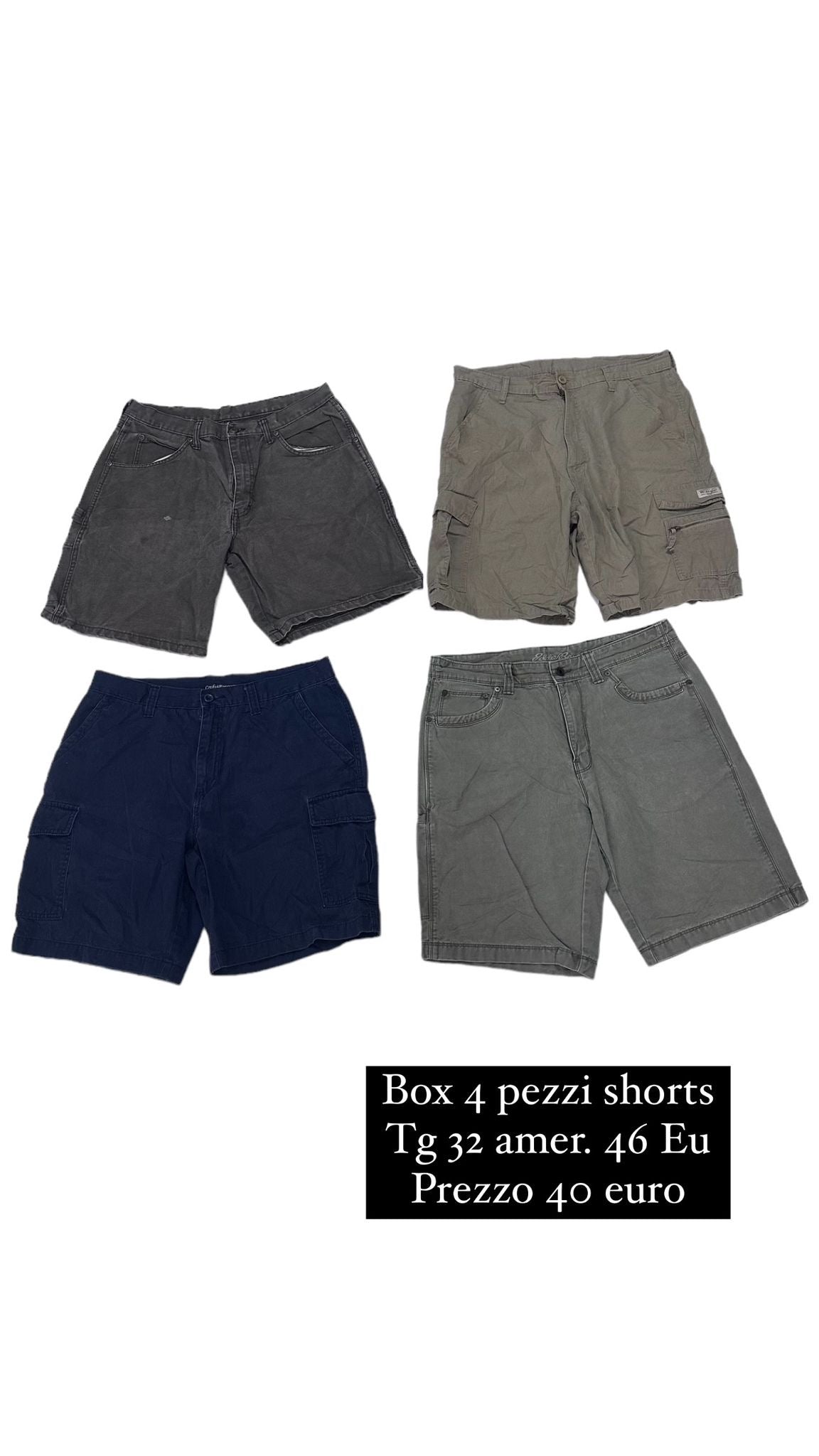 Box 4 pezzi Shorts