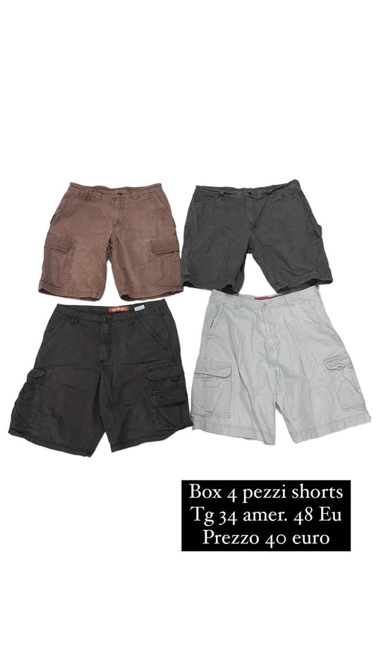 Box 4 pezzi Shorts