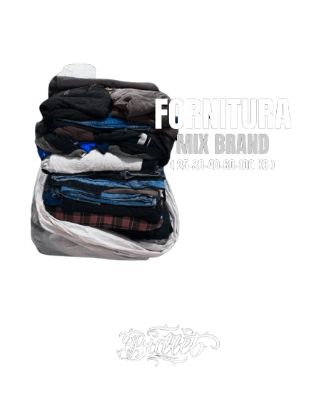 Fornitura abbigliamento mix brand second hand al kg — Bullet Shop