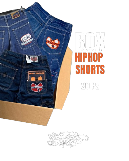 Shorts hip-hop vintage Eminem Wu-Tang second hand Grado A — Bullet Shop