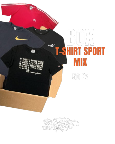 T-shirt sportive brand second hand mix Grado A — Bullet Shop